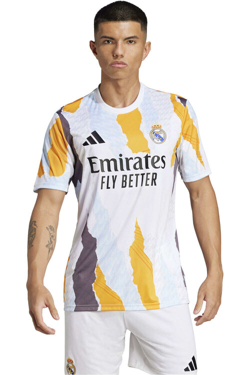 ADIDAS REAL MADRID 24/25 PREMATCH blanco