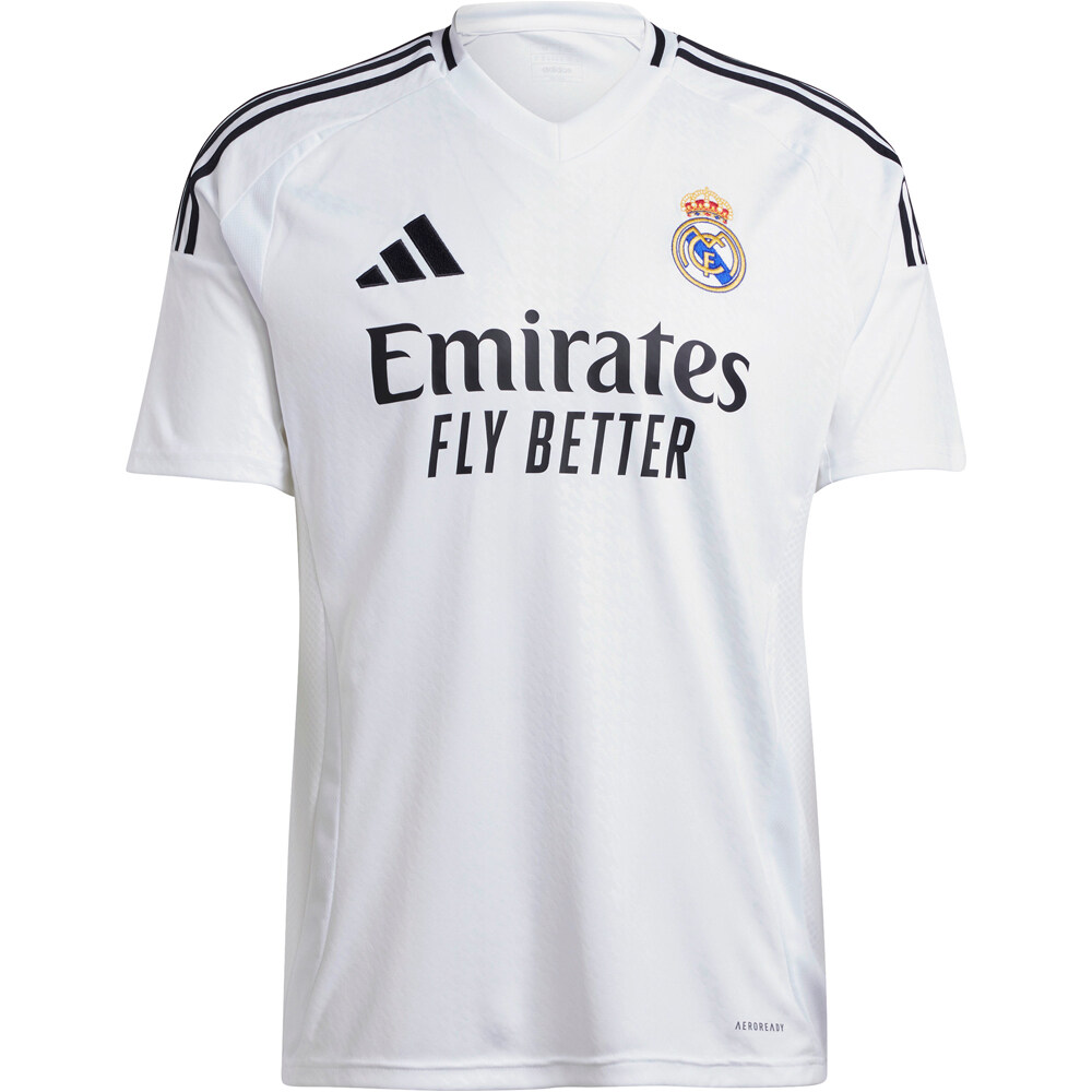 adidas camiseta de fútbol oficiales REAL MADRID 24/25 PRIMERA EQUIPACION BLANCO 03