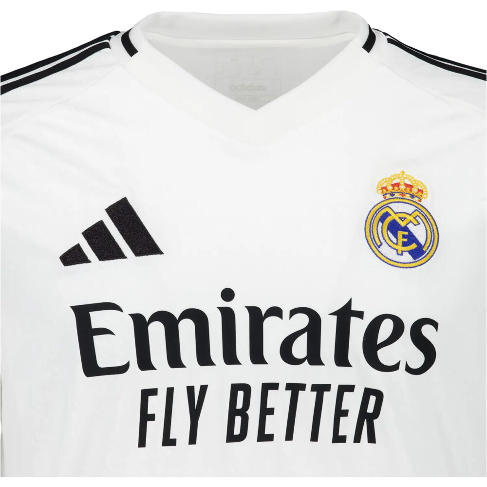 adidas camiseta de fútbol oficiales REAL MADRID 24/25 PRIMERA EQUIPACION BLANCO 04