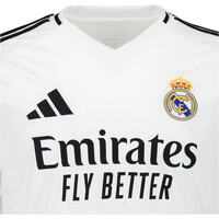 adidas camiseta de fútbol oficiales REAL MADRID 24/25 PRIMERA EQUIPACION BLANCO 04