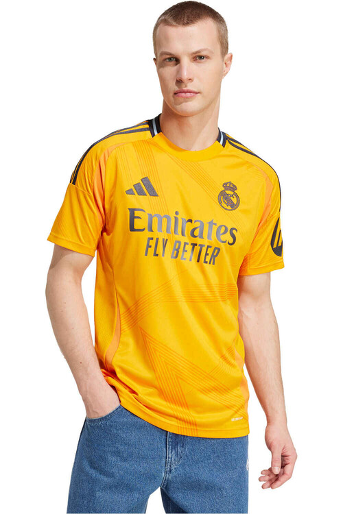 ADIDAS REAL MADRID 24/25 SEGUNDA EQUIPACION naranja