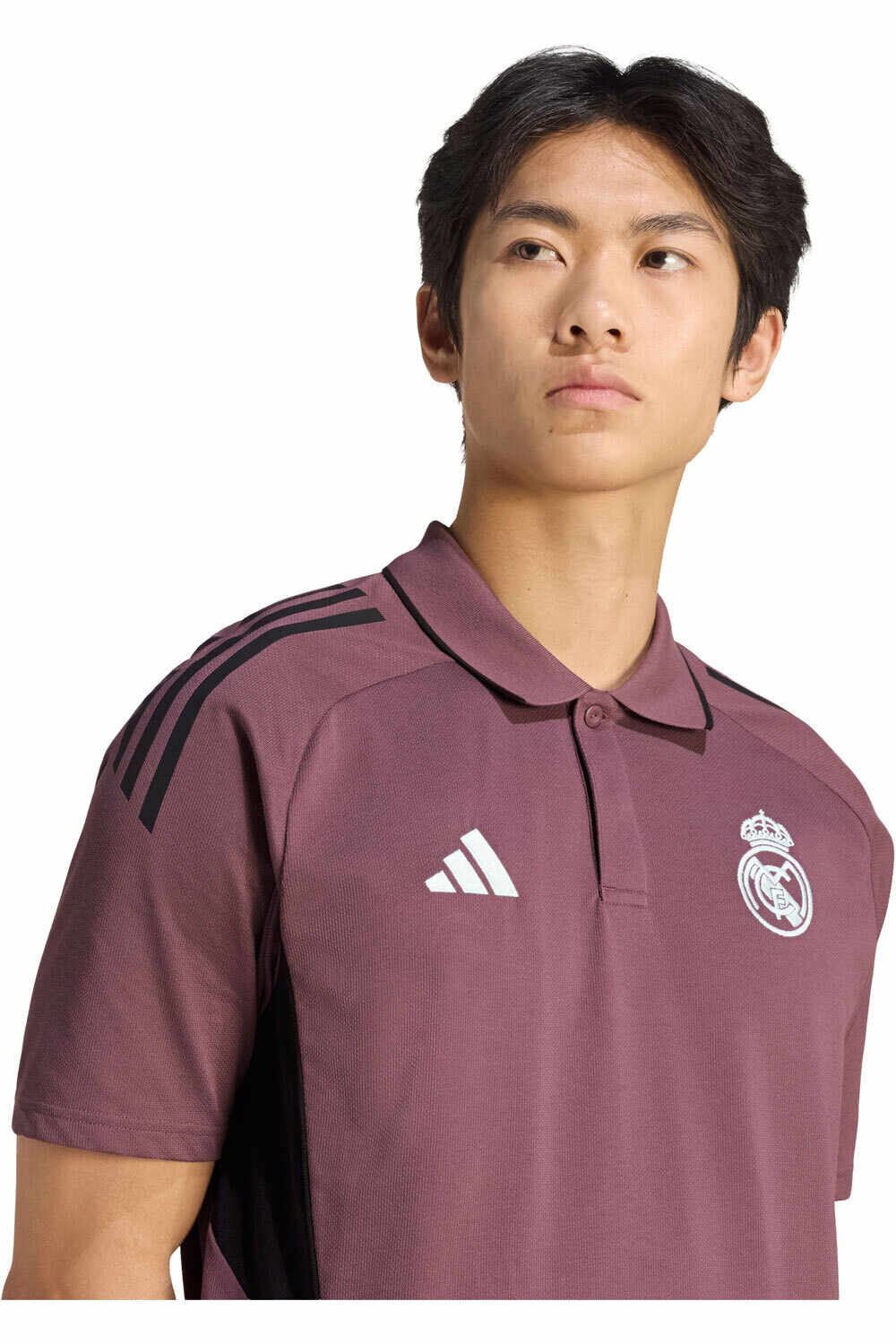 adidas camiseta de fútbol oficiales REAL MADRID 25/26 MARRON vista detalle