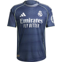 adidas camiseta de fútbol oficiales REAL MADRID 25/26 SEGUNDA EQUIPACION AZUL vista detalle