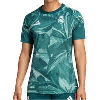 adidas camiseta de fútbol oficiales REAL MADRID 26/27 PRE PARTIDO NEGRO vista frontal