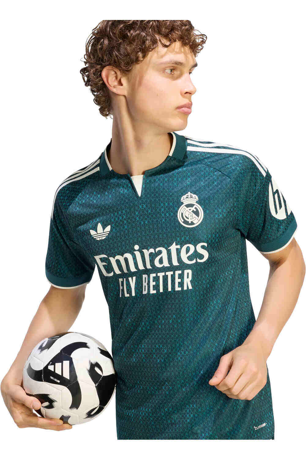 adidas camiseta de fútbol oficiales REAL MADRID 26/27 SEGUNDA EQUIPACIN NEGRO 03