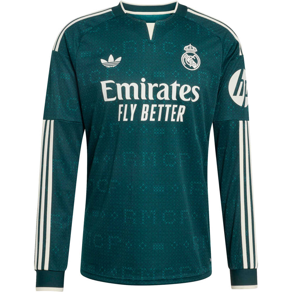 adidas camiseta de fútbol oficiales REAL MADRID 26/27 SEGUNDA EQUIPACIN NEGRO 04