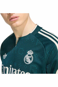 adidas camiseta de fútbol oficiales REAL MADRID 26/27 SEGUNDA EQUIPACIN NEGRO vista detalle