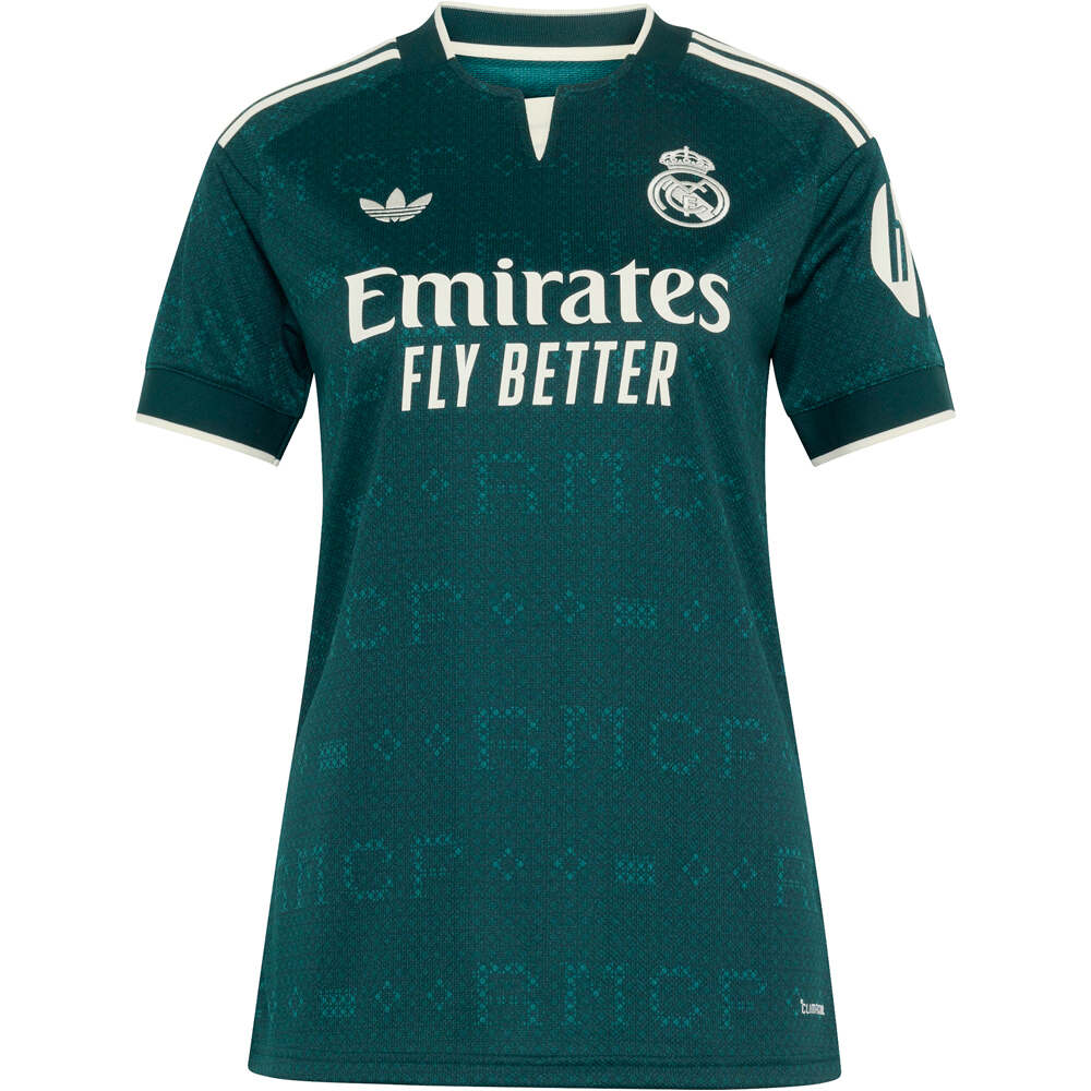 adidas camiseta de fútbol oficiales REAL MADRID 26/27 SEGUNDA EQUIPACIN NEGRO vista detalle
