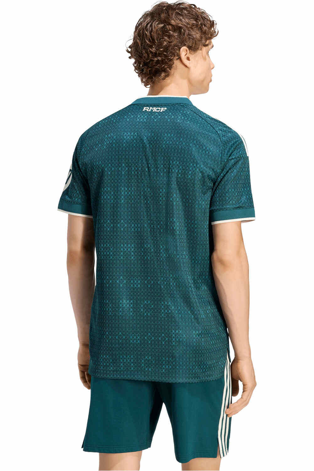 adidas camiseta de fútbol oficiales REAL MADRID 26/27 SEGUNDA EQUIPACIN NEGRO vista trasera