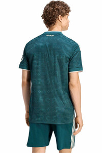 adidas camiseta de fútbol oficiales REAL MADRID 26/27 SEGUNDA EQUIPACIN NEGRO vista trasera