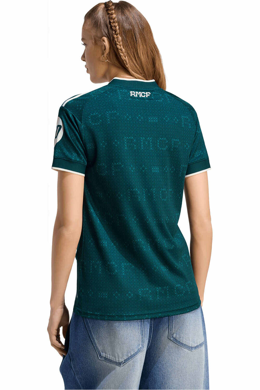 adidas camiseta de fútbol oficiales REAL MADRID 26/27 SEGUNDA EQUIPACIN NEGRO vista trasera