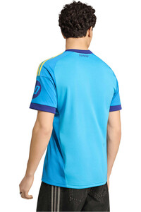 adidas camiseta de fútbol oficiales REAL MADRID 26/27 TERCERA EQUIPACIN AZUL vista trasera