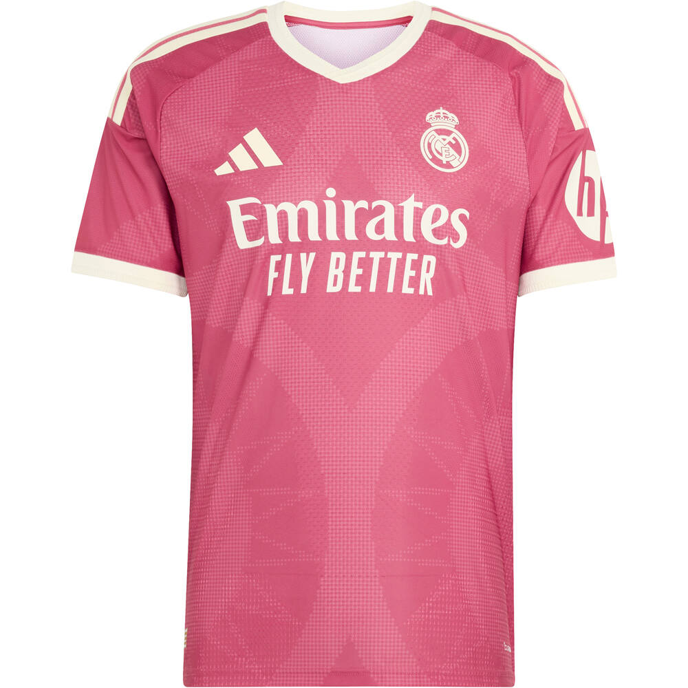 adidas camiseta de fútbol oficiales REAL MADRID 26/27 TERCERA EQUIPACIN ROSA vista detalle