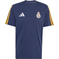 adidas camiseta de fútbol oficiales REAL MADRID DNA AZUL vista detalle