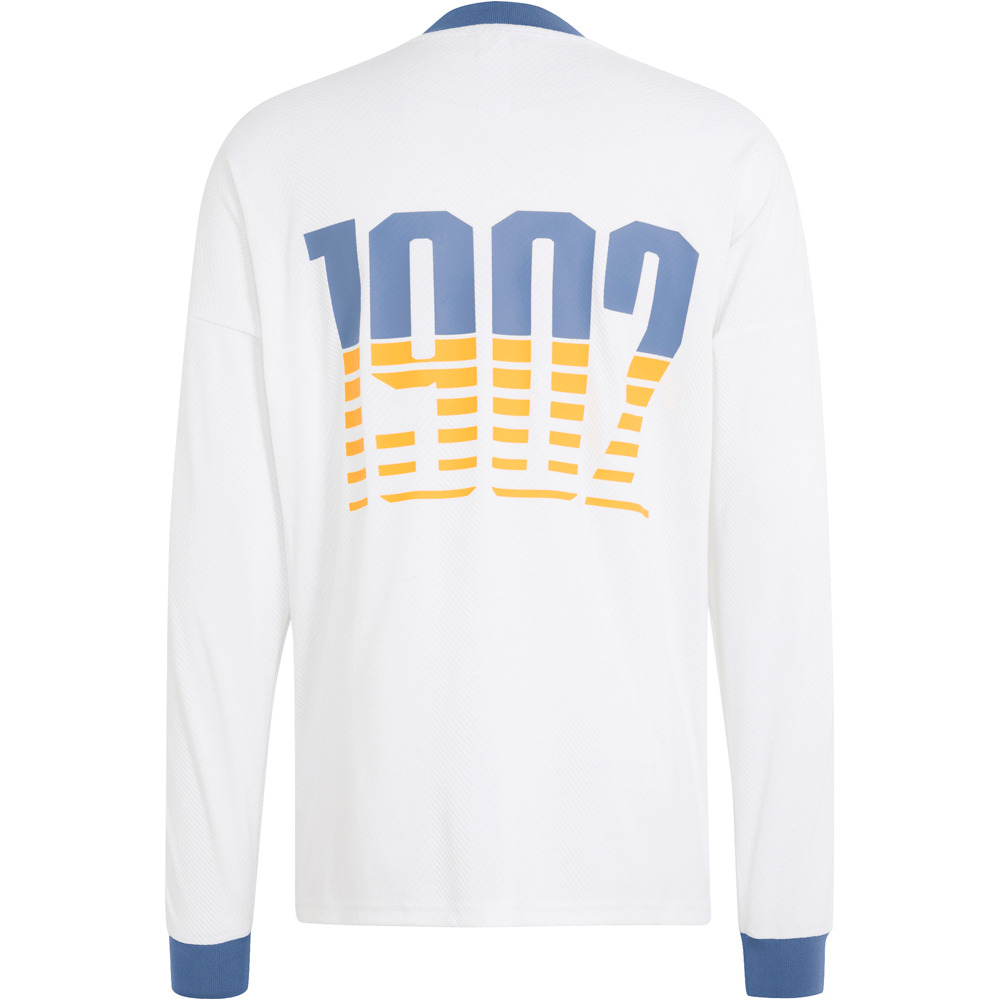 adidas camiseta de fútbol oficiales REAL MADRID LFSTLR BLANCO vista trasera