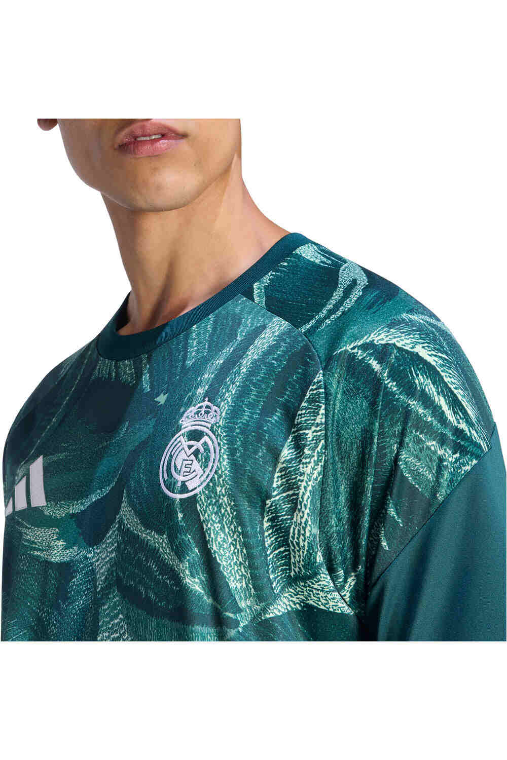 adidas camiseta de fútbol oficiales REAL PRESHI NEGRO vista detalle