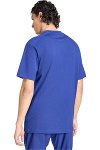 adidas camiseta de fútbol oficiales TIRO TRAVEL AZUL vista trasera