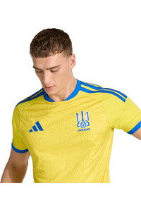 adidas camiseta de fútbol oficiales UCRANIA MUNDIAL 2026 PRIMERA EQUIPACION AMARILLO vista detalle