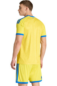 adidas camiseta de fútbol oficiales UCRANIA MUNDIAL 2026 PRIMERA EQUIPACION AMARILLO vista trasera