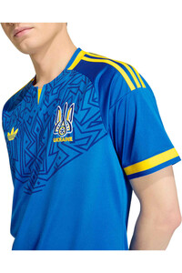 adidas camiseta de fútbol oficiales UCRANIA MUNDIAL 2026 SEGUNDA EQUIPACION AZUL vista detalle