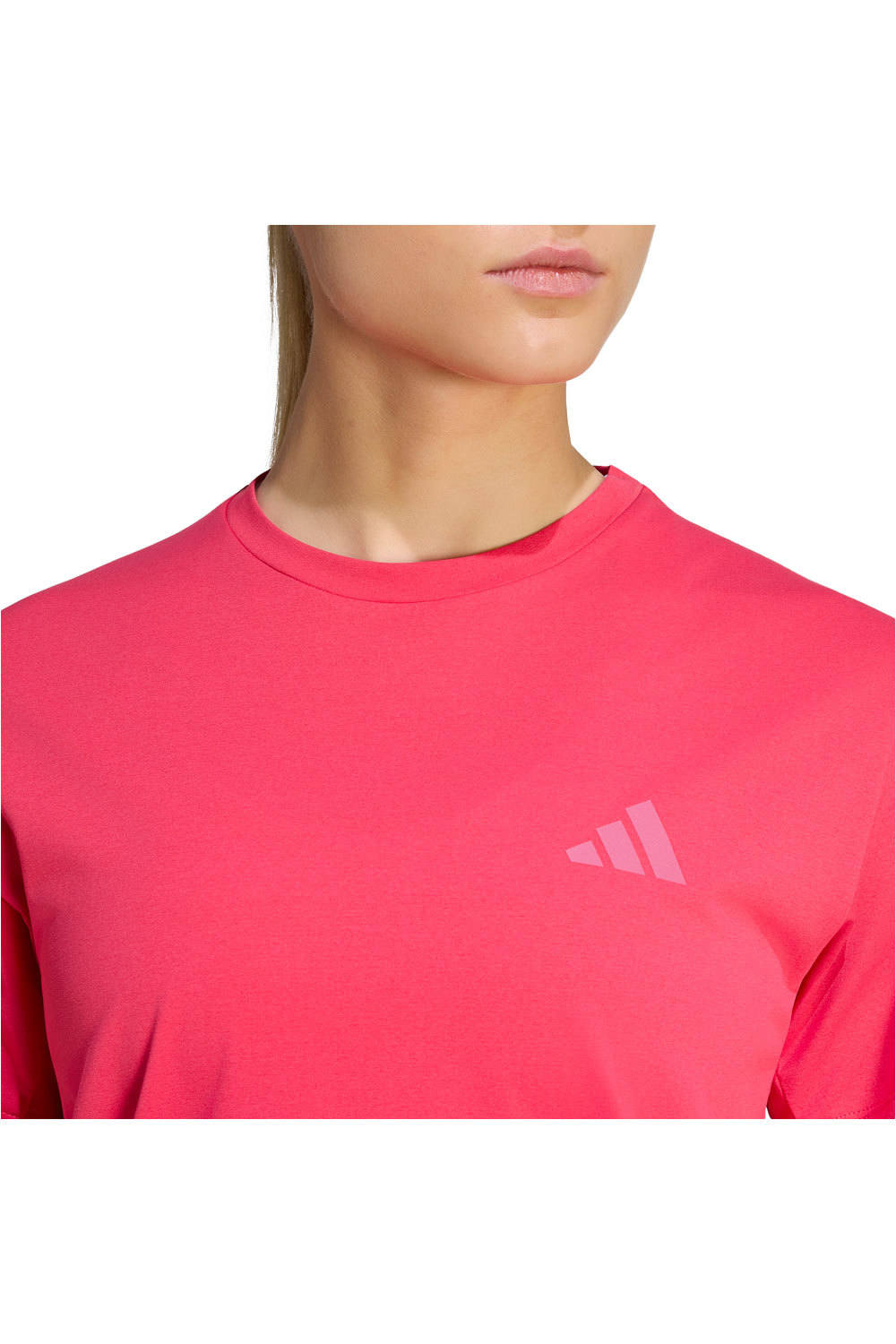 adidas camiseta entrenamiento manga corta mujer ADI365/// T W ROJO 03