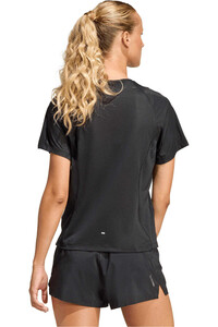 adidas camiseta entrenamiento manga corta mujer ADI365BREEZE NEGRO vista trasera
