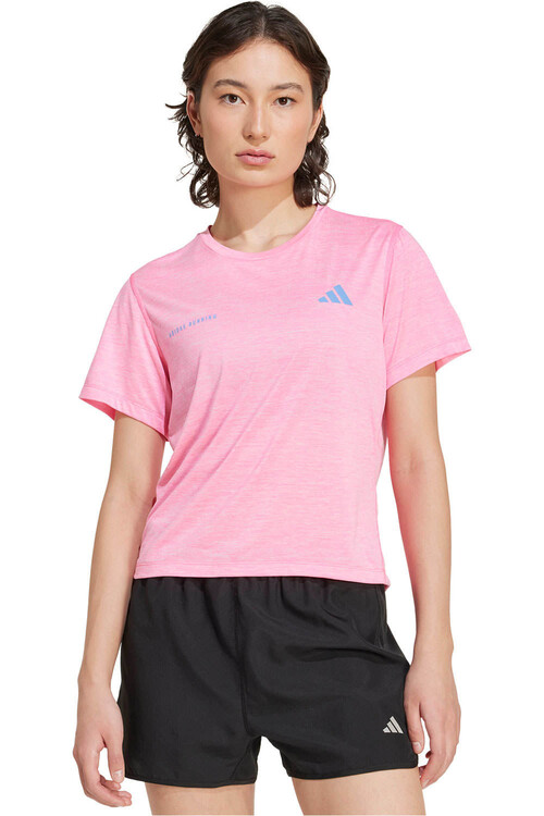 adidas camiseta entrenamiento manga corta mujer OWN THE RUN ROSA