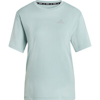 adidas camiseta entrenamiento manga corta mujer RUN ESSENTIALS VERDE 03