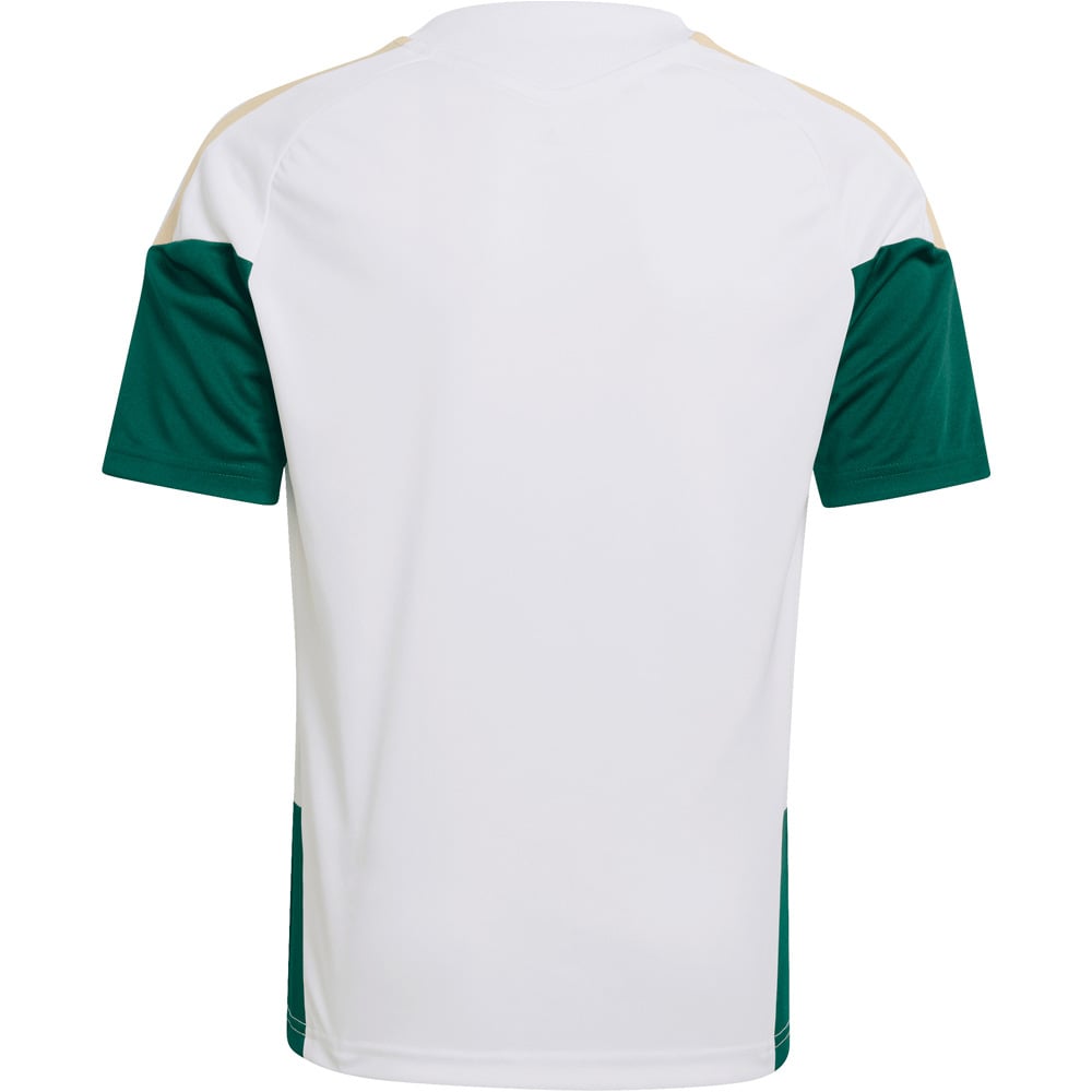 adidas camiseta entrenamiento niño ITALIA MUNDIAL 2026 ENTRENAMIENTO BLANCO vista trasera