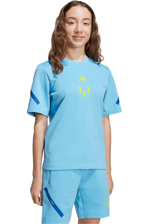 adidas camiseta entrenamiento niño MESSI ZNE AZUL