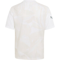 adidas camiseta entrenamiento niño REAL MADRID PRE-MATCH BLANCO vista trasera