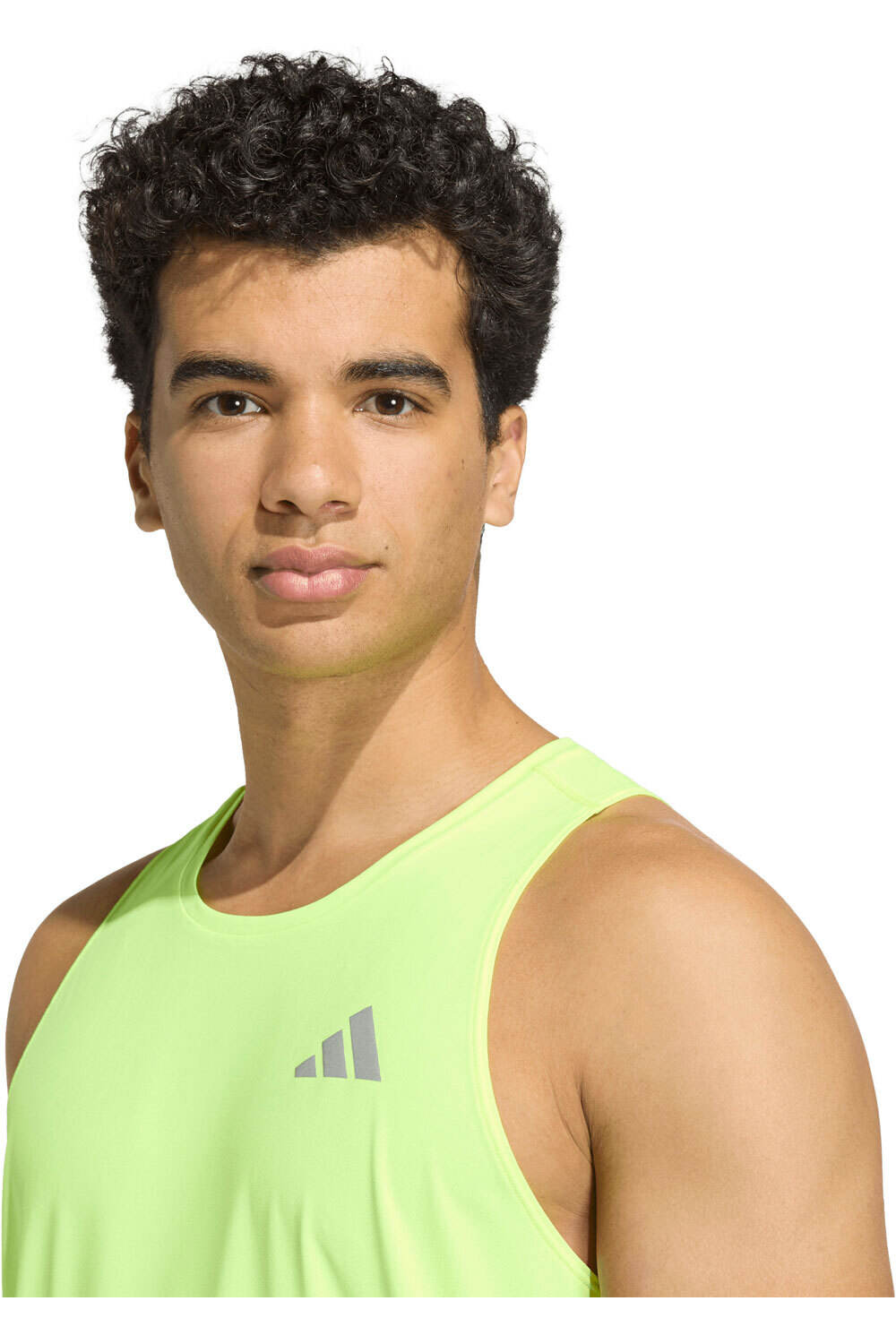 adidas camiseta entrenamiento tirantes hombre ADI365 AMARILLO vista detalle