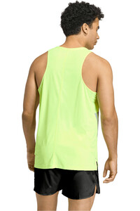 adidas camiseta entrenamiento tirantes hombre ADI365 AMARILLO vista trasera