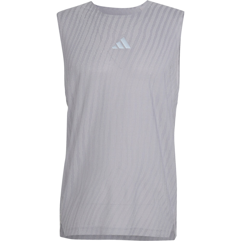 adidas camiseta entrenamiento tirantes hombre ADI365 GRIS vista detalle