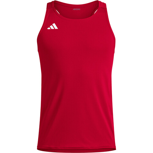 ADIDAS ADIZERO ESSENTIALS SINGLET rojo