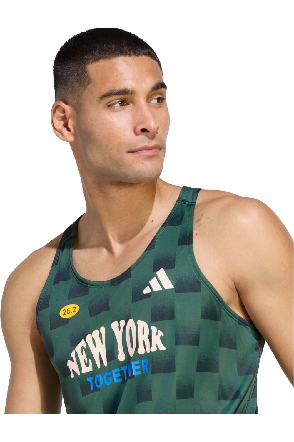adidas camiseta entrenamiento tirantes hombre ADIZERO NYC VERDE 03