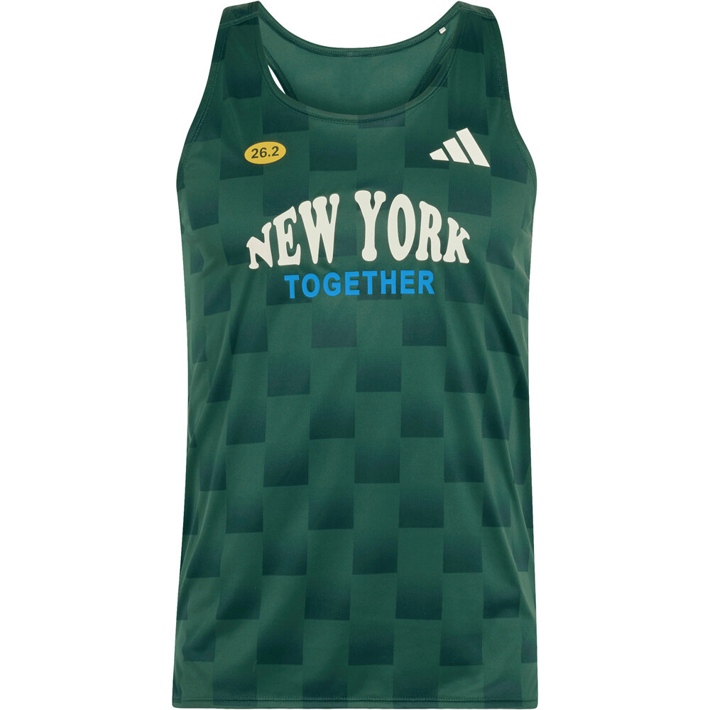 adidas camiseta entrenamiento tirantes hombre ADIZERO NYC VERDE 04