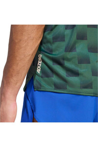 adidas camiseta entrenamiento tirantes hombre ADIZERO NYC VERDE vista detalle