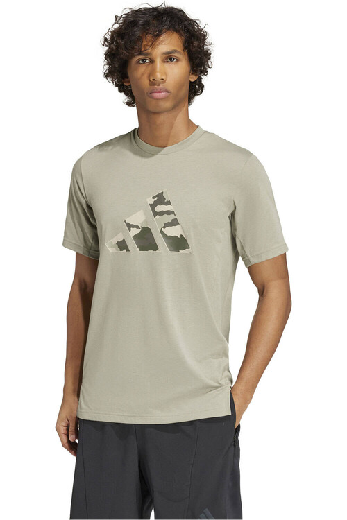 adidas camiseta fitness hombre CAMO BIG LOGO 