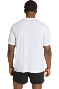 adidas camiseta fitness hombre ESSENTIALS FEELREADY BLANCO vista trasera