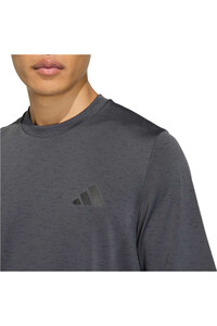 adidas camiseta fitness hombre ESSENTIALS NEGRO vista detalle