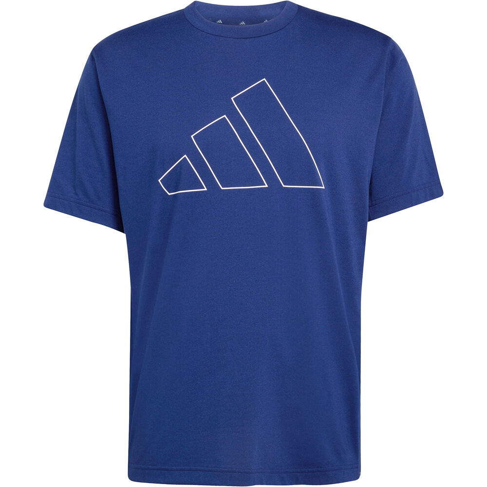 adidas camiseta fitness hombre FEELREADY LOGO AZUL 04