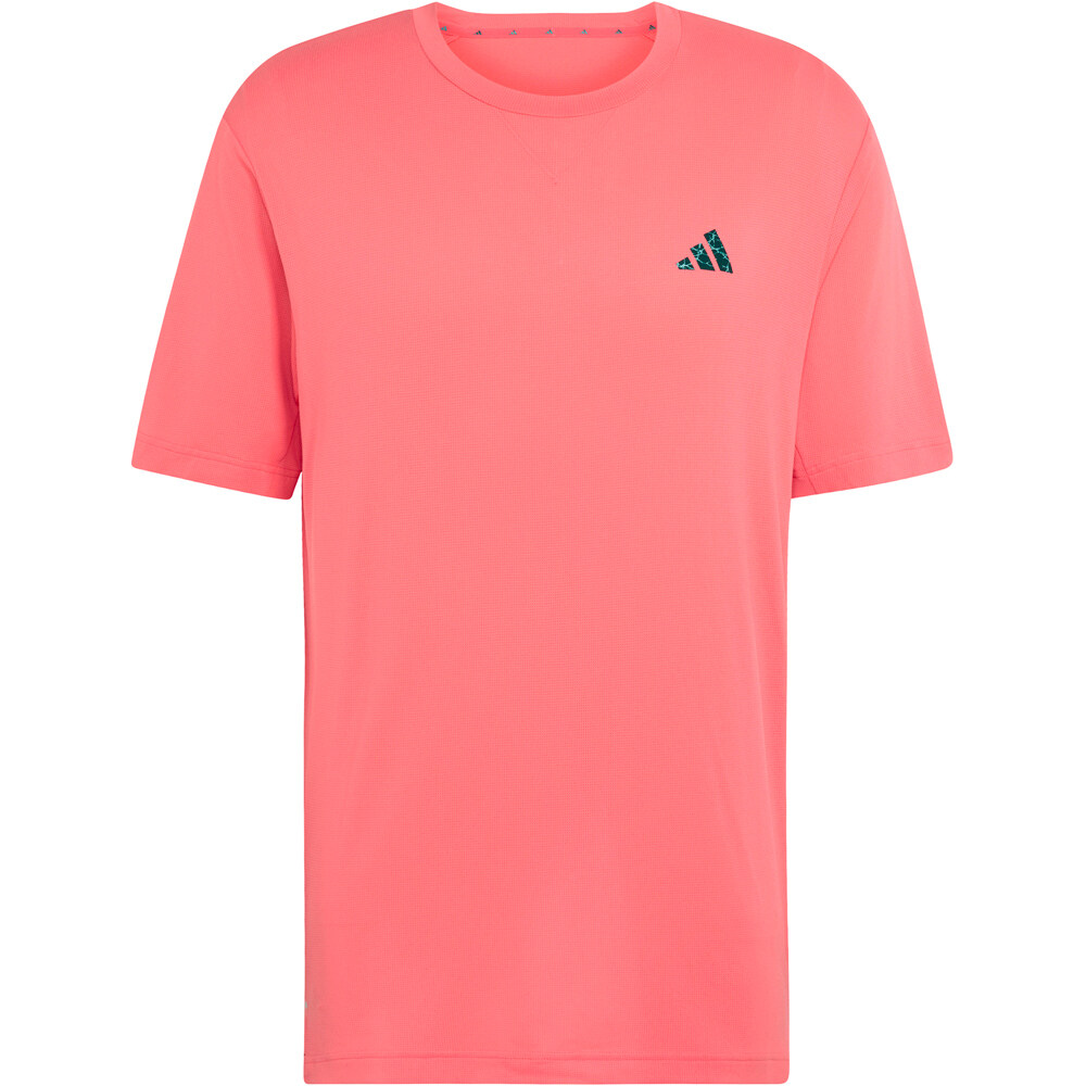adidas camiseta fitness hombre PO ES HP T ROSA vista frontal