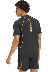 adidas camiseta fitness hombre TECH APPAREL CLIMACOOL NEGRO vista trasera