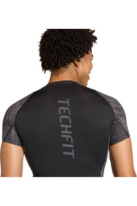 adidas camiseta fitness hombre TECHFIT AOP NEGRO 03