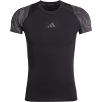 adidas camiseta fitness hombre TECHFIT AOP NEGRO 04