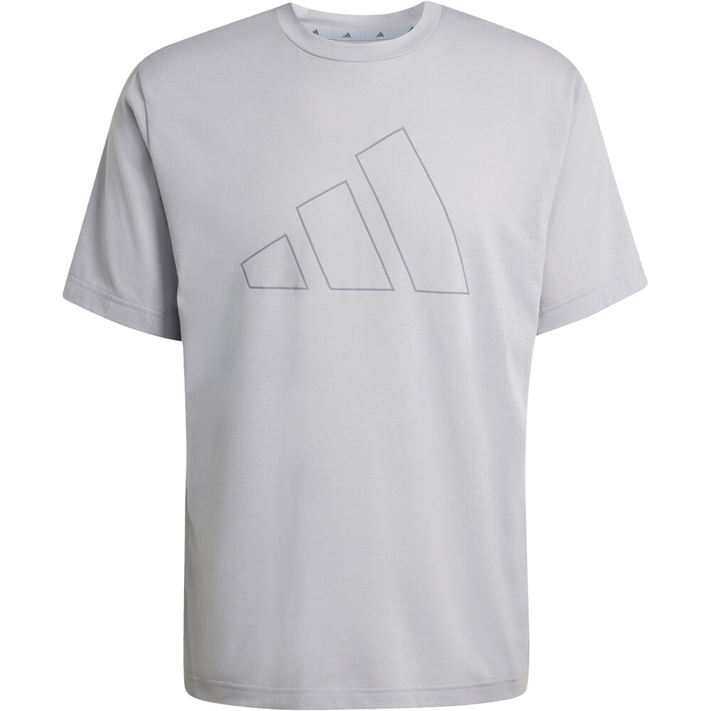 adidas camiseta fitness hombre WORKOUT ESSENTIALS FEELREADY LOGO GRIS 04