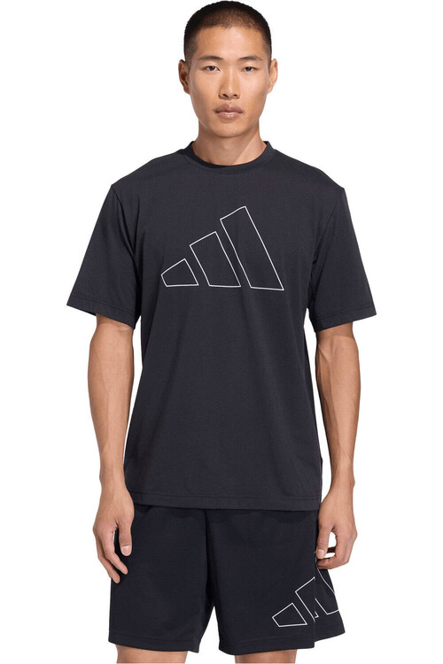 ADIDAS WORKOUT ESSENTIALS FEELREADY LOGO negro