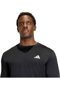 adidas camiseta fitness hombre WORKOUT ESSENTIALS FLEX NEGRO vista detalle