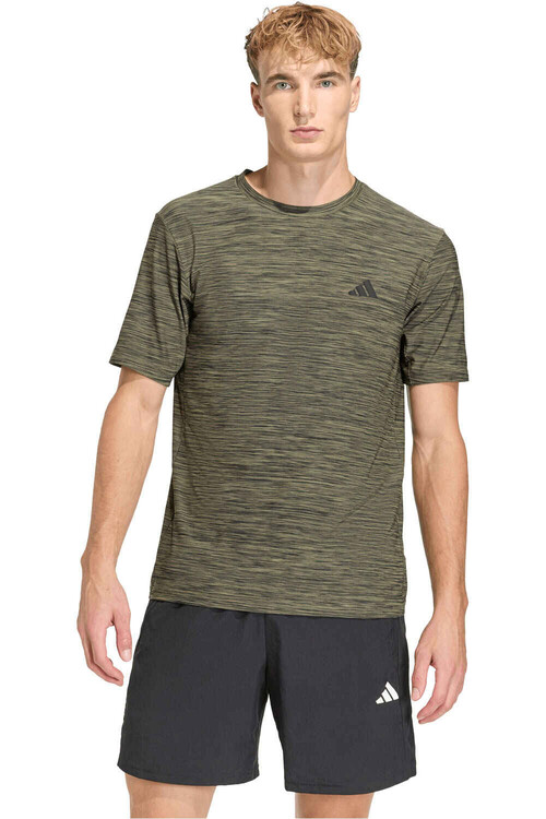 adidas camiseta fitness hombre WORKOUT ESSENTIALS FLEX VERDE